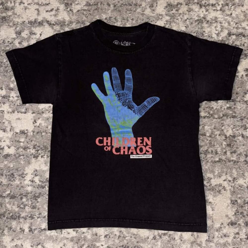 Rare Erased Project Skateboards Children of Chaos Shirt